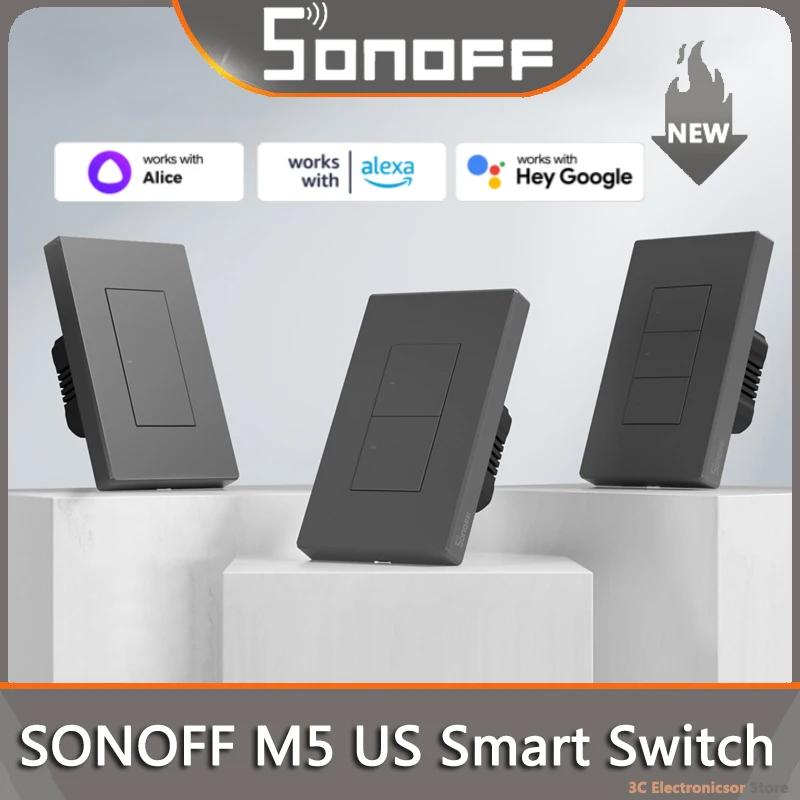SONOFF M5 SwitchMan ̱ Ʈ  ġ 120   Ǫ ư  ġ ˷,  Ȩ, ٸ, Siri, ewelink Բ ۵